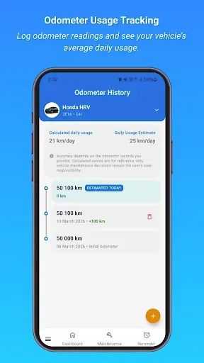 Скриншот 6 — Vehicle Maintenance Log