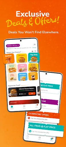 Скриншот 2 — Popeyes India: Food Delivery