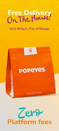 Скриншот 4 — Popeyes India: Food Delivery