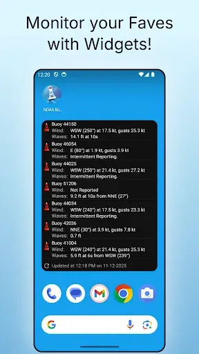 Скриншот 5 — NOAA Buoy Reports & Ship Data