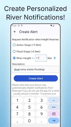 Скриншот 3 — Rivercast - River Levels App