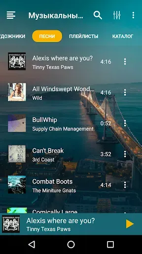 Скриншот 4 — Музыкальный проигрыватель