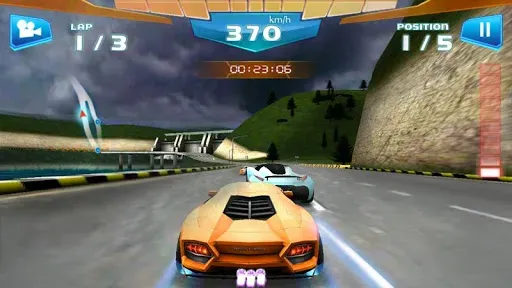 Скриншот 1 — Быстрые гонки 3D - Fast Racing
