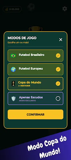 Скриншот 2 — Jogo do Milhão do Futebol
