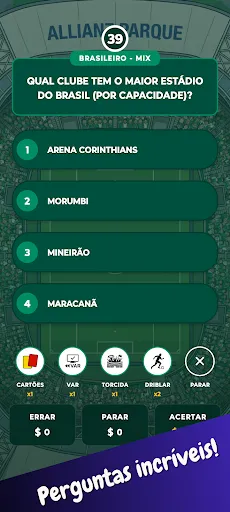 Скриншот 3 — Jogo do Milhão do Futebol