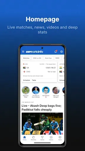 Скриншот 4 — ESPNcricinfo - Live Cricket