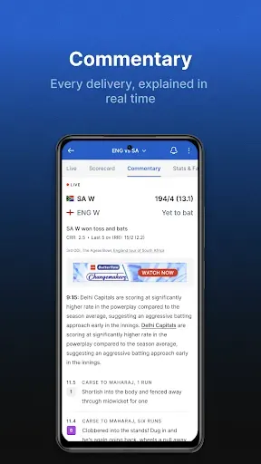 Скриншот 5 — ESPNcricinfo - Live Cricket