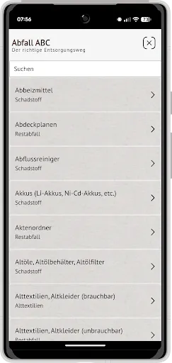 Скриншот 4 — ASTO Abfallmanager