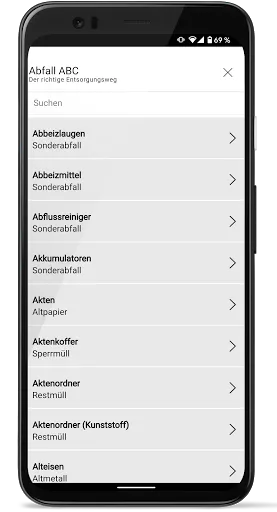 Скриншот 4 — Abfallapp Landkreis Grafschaft