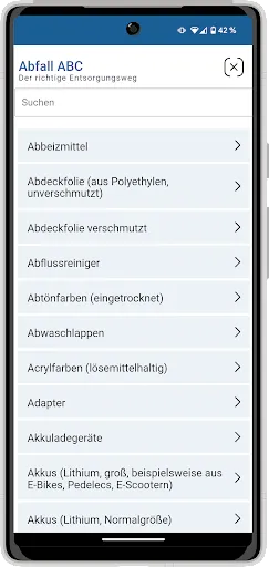 Скриншот 3 — EVS Abfall-App