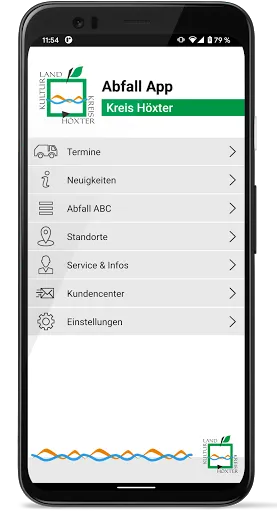 Скриншот 1 — Abfall-App Kreis Höxter