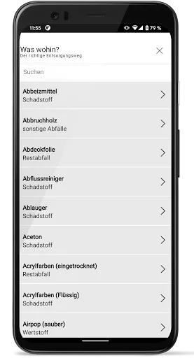 Скриншот 4 — Abfall-App Kreis Höxter