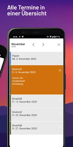 Скриншот 2 — Abfall-App Celle