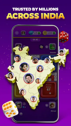 Скриншот 3 — Ludo Game Online: Junglee Ludo