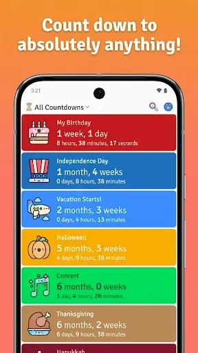 Скриншот 1 — Countdown to Anything