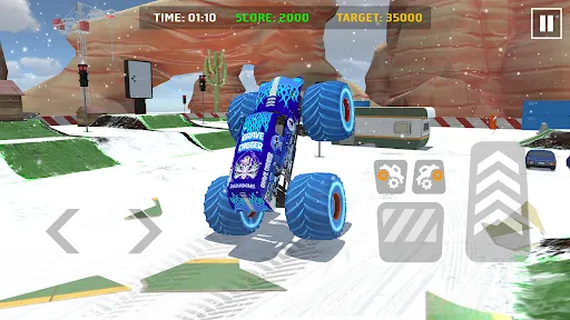 Скриншот 1 — Monster Truck Stunt Racing
