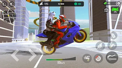 Скриншот 2 — GT Moto Stunt 3D: Driving Game