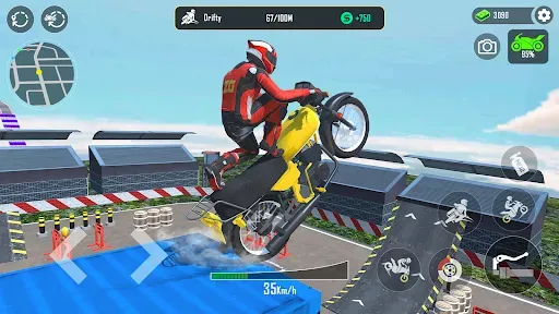 Скриншот 5 — GT Moto Stunt 3D: Driving Game