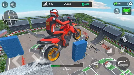 Скриншот 7 — GT Moto Stunt 3D: Driving Game