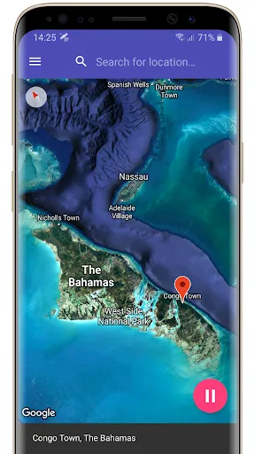 Скриншот 1 — Fake GPS Location Professional