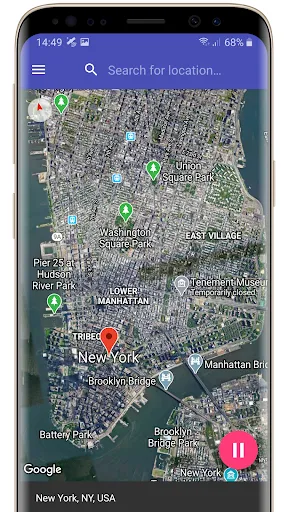 Скриншот 3 — Fake GPS Location Professional