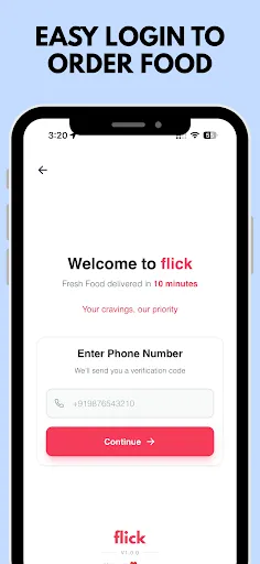 Скриншот 3 — flick: 10-Min Food Delivery