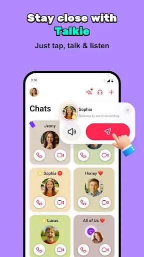 Скриншот 3 — JusTalk Family Messenger