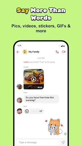 Скриншот 8 — JusTalk Family Messenger