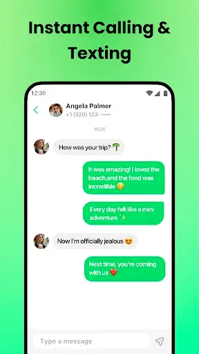 Скриншот 3 — 2nd Phone Number - Text&Call