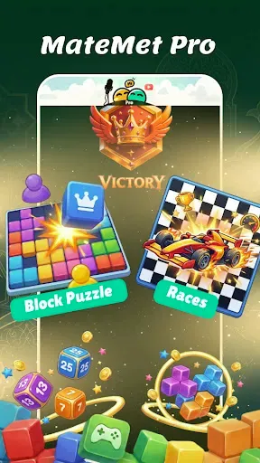 Скриншот 1 — MateMet Pro - Block Puzzle