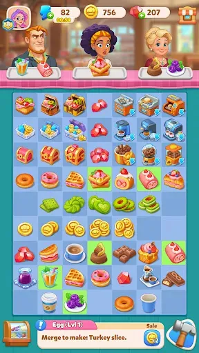 Скриншот 6 — Just Desserts: Merge & Story