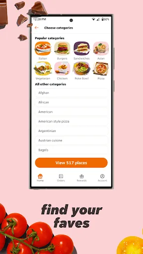 Скриншот 3 — Just Eat - Food Delivery