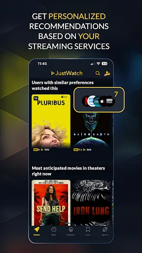 Скриншот 2 — JustWatch - Streaming Guide