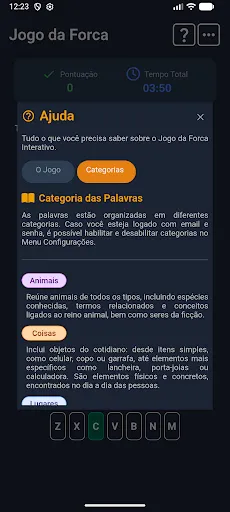 Скриншот 6 — Jogo da Forca Interativo