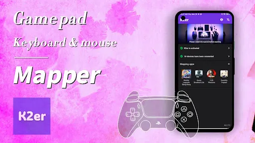 Скриншот 1 — K2er - Gamepad Keyboard Mapper
