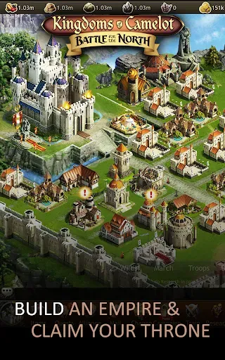 Скриншот 1 — Kingdoms of Camelot: Battle