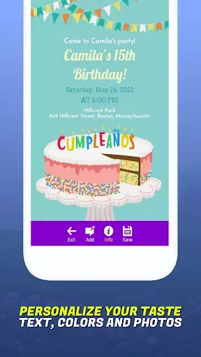 Скриншот 3 — Invitation Maker－Card Creator