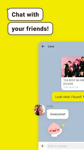 Скриншот 1 — KakaoTalk : Мессенджер