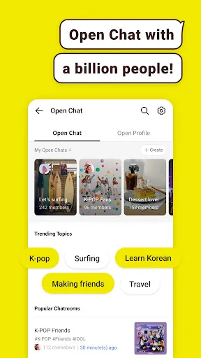 Скриншот 4 — KakaoTalk : Мессенджер