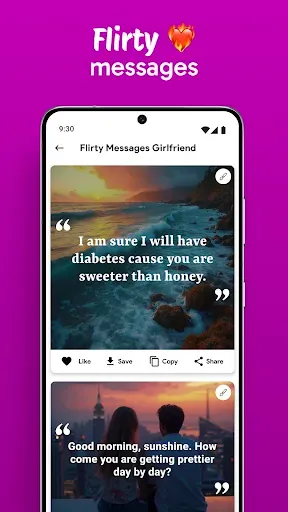 Скриншот 6 — Romantic Love Messages Texts