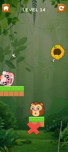 Скриншот 3 — Mosquito Attack Monkey Rescue