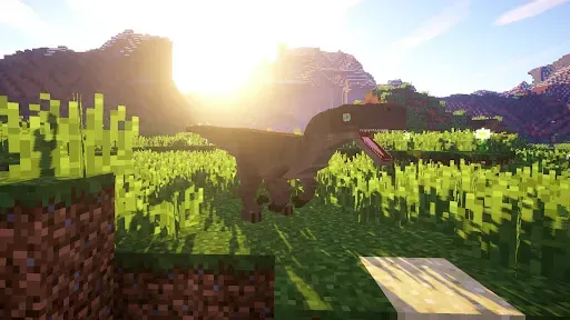 Скриншот 2 — Динозавры в Minecraft PE 2025