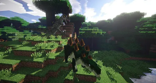 Скриншот 4 — Динозавры в Minecraft PE 2025