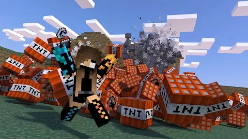 Скриншот 1 — Моды TNT для Minecraft PE 2025