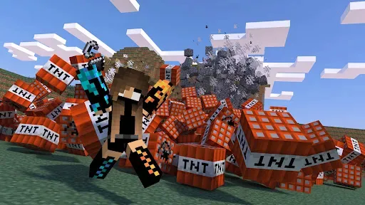 Скриншот 6 — Моды TNT для Minecraft PE 2025