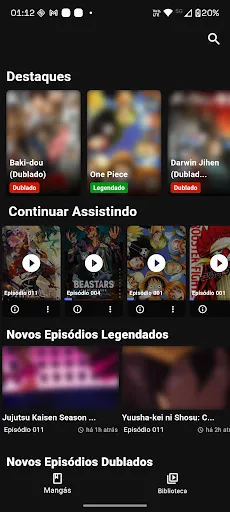 Скриншот 1 — Super Animes