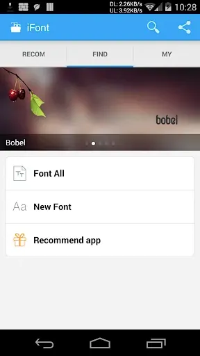 Скриншот 2 — iFont(Expert of Fonts)