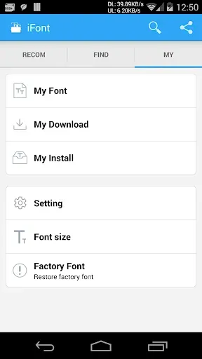 Скриншот 3 — iFont(Expert of Fonts)