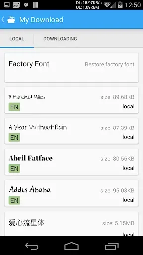Скриншот 4 — iFont(Expert of Fonts)