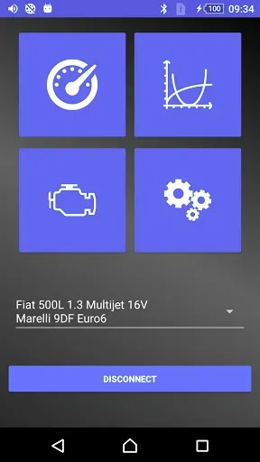Скриншот 1 — Монитор для Fiat и Alfa Romeo